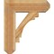 Ekena Millwork Merced Craftsman Rough Sawn Bracket w/ Offset Brace, Western Red Cedar, 8"W x 24"D x 28"H BKT0806X24X28MRC04RWR - alternate 4